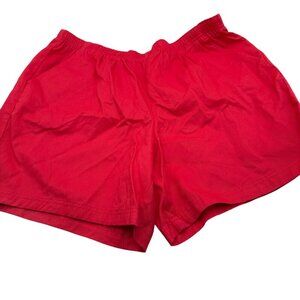 White Stag Size 20  Orange Elastic Waist Shorts Cotton  Lounge Casual Wear